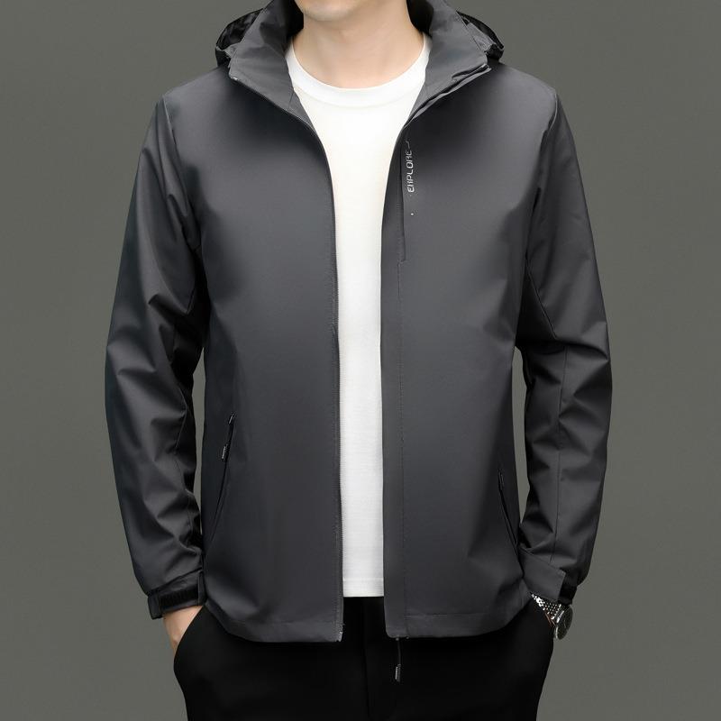 Fall 2025 new fashion casual men's hooded jackets, men's loose jackets, trendy coats, and padded clothes