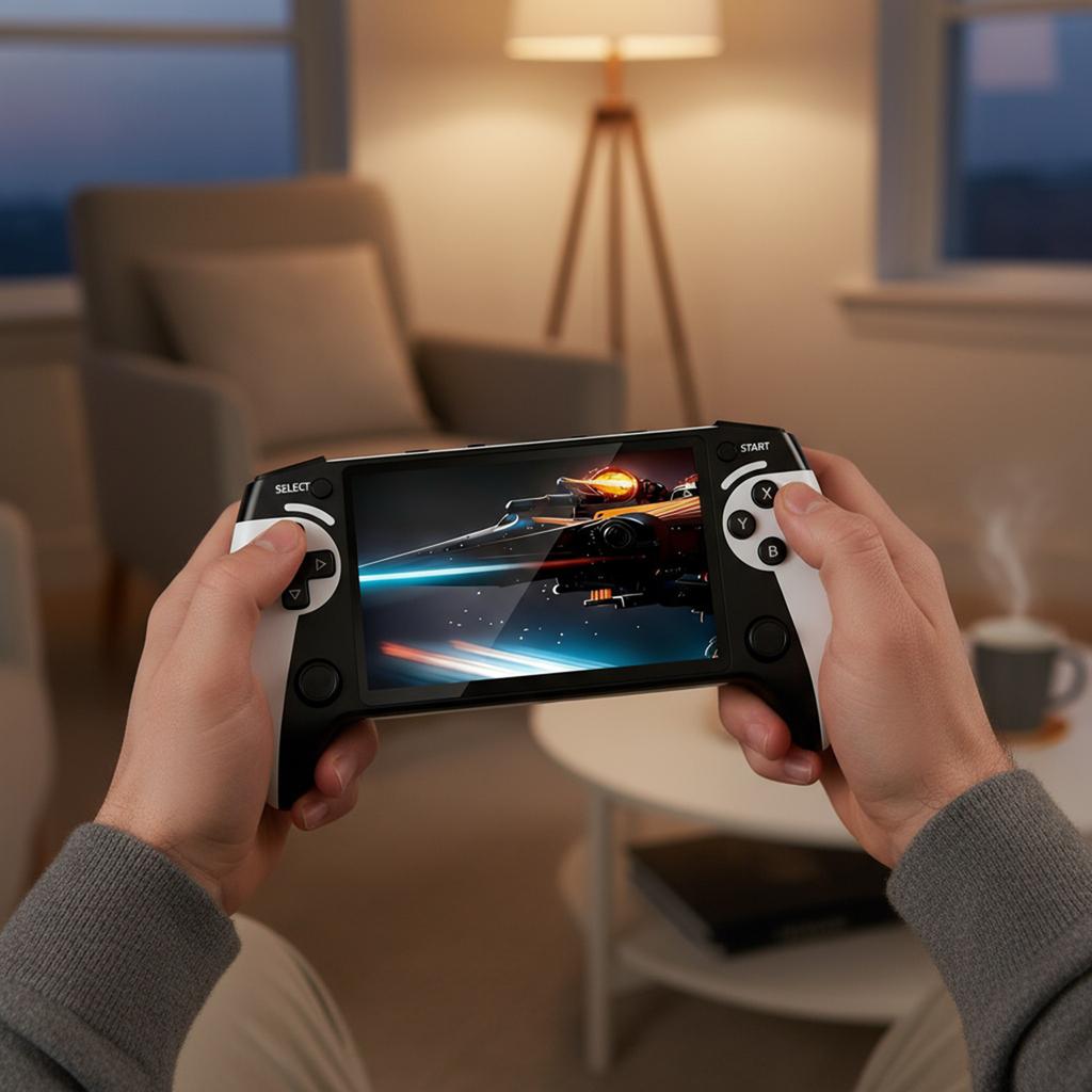 X9 Handheld Game Console Built-in2000+ Games Emulators 5.5Inch Screen 2000mAh 360° Non-slip Joystick Retro Video Game Player