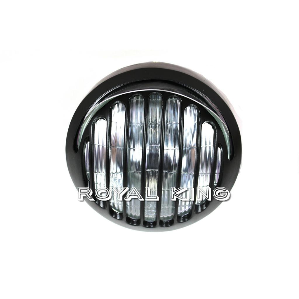 Black "Cap Cut Headlight Grill" Fit For Royal Enfield New Classic 350