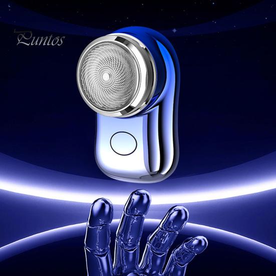 Electric Shaver USB Rechargeable Pocket Size Portable Safe Mini Travel Shaver Men Cordless Hair Beard Trimmer Remover Tool