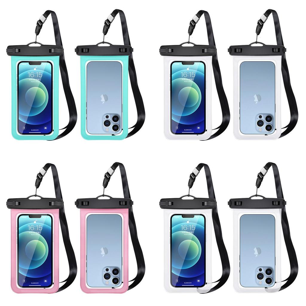 Waterproof Phone Case Pvc Touchscreen Compatible For Swimming And Outdoors