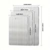 Stainless steel cutting board, 3-piece set, S, M, L