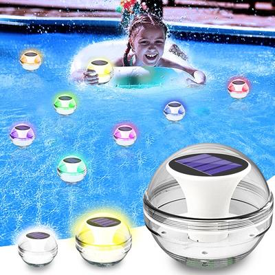 Luci solari a LED per piscina, impermeabili, per esterni, per giardini, stagni, decorazioni per paesaggi, lampade galleggianti solari, alimentate a luce solare, luce notturna