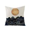 Home Decoration Supplies Landscape Painting Polyester Pillow Cover Home Geometric Abstract Sofa Cushion Cover