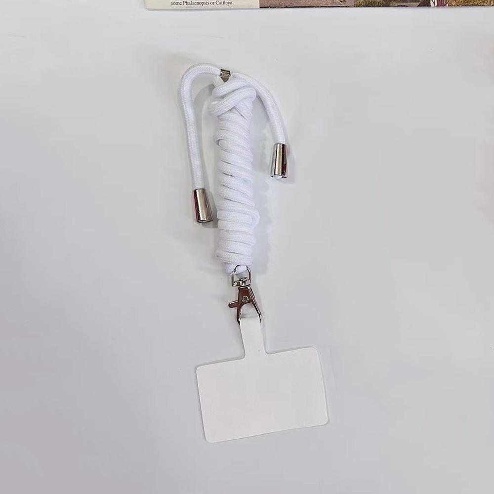 

Durable Cell Phone Lanyard Adjustable Hanging Rope Universal Crossbody Neck Strap Phone Case Use білий