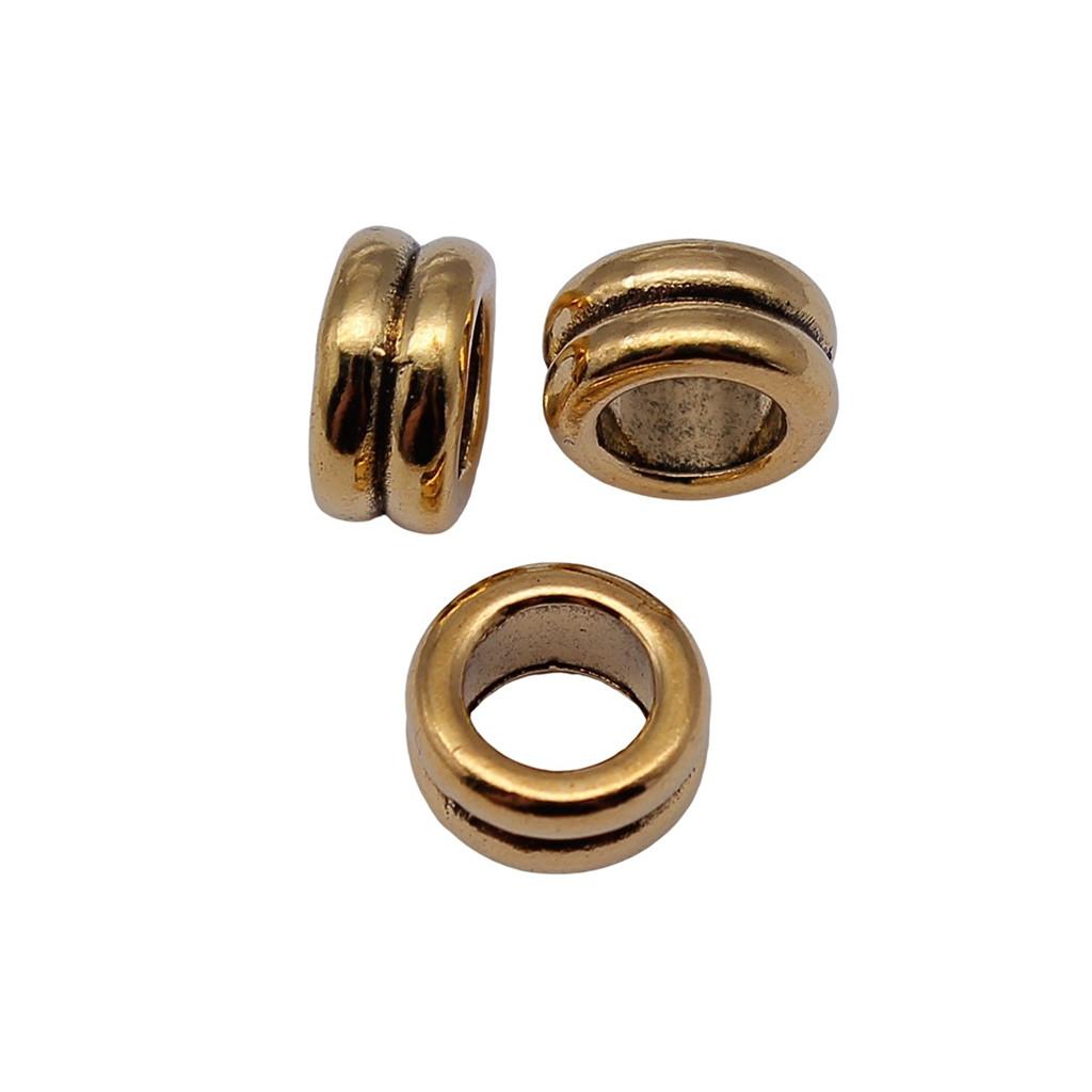 Large Hole Dot Spacer Beads Multi Color Charms For Bohemian Jewelry Findings