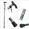 Aluminum Folding Walking Stick: Telescopic, Non-Slip Hiking Cane for Elderly Assistance
