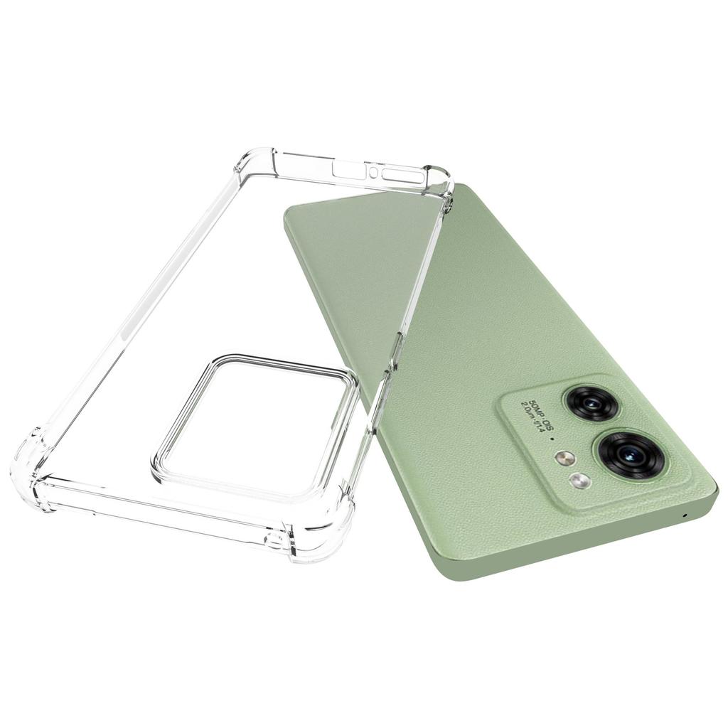 For Motorola Edge 40 5G Soft TPU Phone Case Crystal Clear Anti-Slip Phone Back Cover
