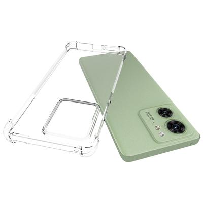 For Motorola Edge 40 5G Soft TPU Phone Case Crystal Clear Anti-Slip Phone Back Cover