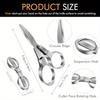 3pcs Rust-resistant Portable Folding Mini Scissors For Nurse Travel Office Fishing Craft Safe Pocket