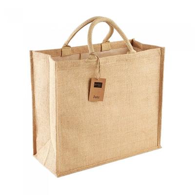 Jumbo Jute Shopper Bag