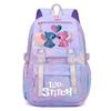 Lilo & Stitch Backpack for Kids Boys Girls, Large Capacity School Bag, Cute Cartoon Daypack, Blue