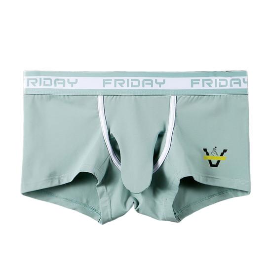 Męskie bokserki z nadrukiem w kształcie litery Słoń Nos Szorty Majtki Średni stan Wysoka elastyczność