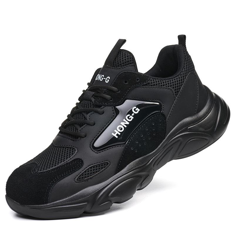 

industrial construction steel toe shoes for men women lightweight comfortable safety shoes anti puncture iron toe wok sneakers 38