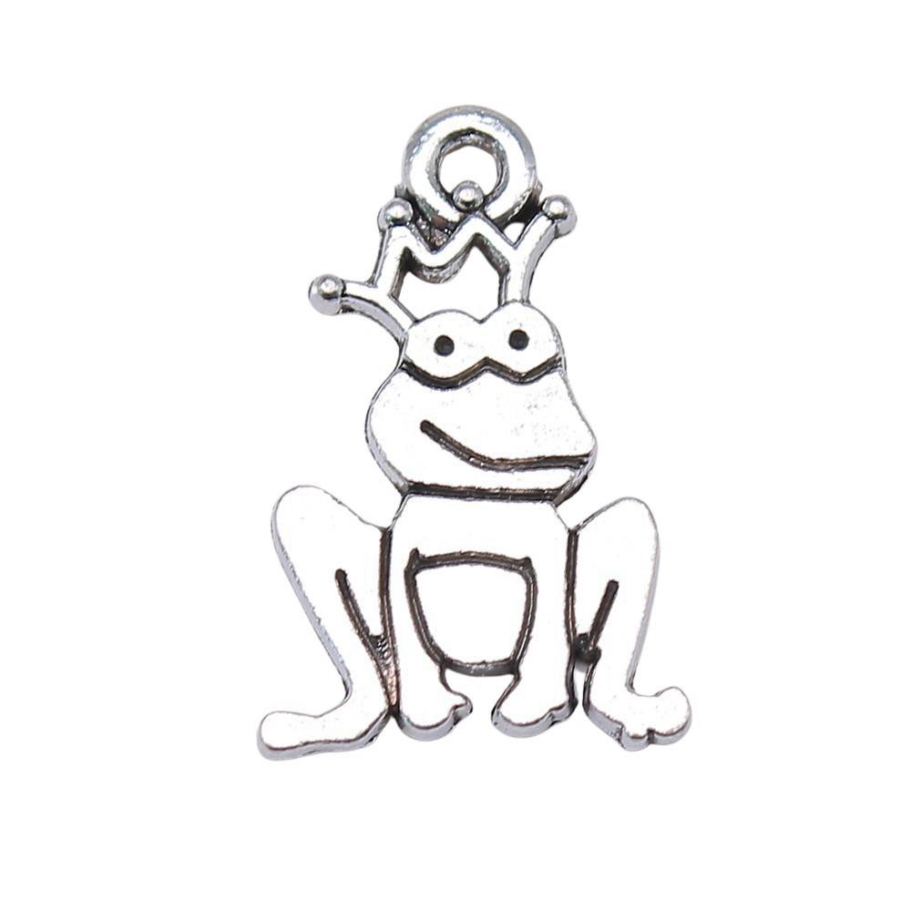 Frogs Insects Charms Vintage Alloy Pendants For Reptile Themed Jewelry