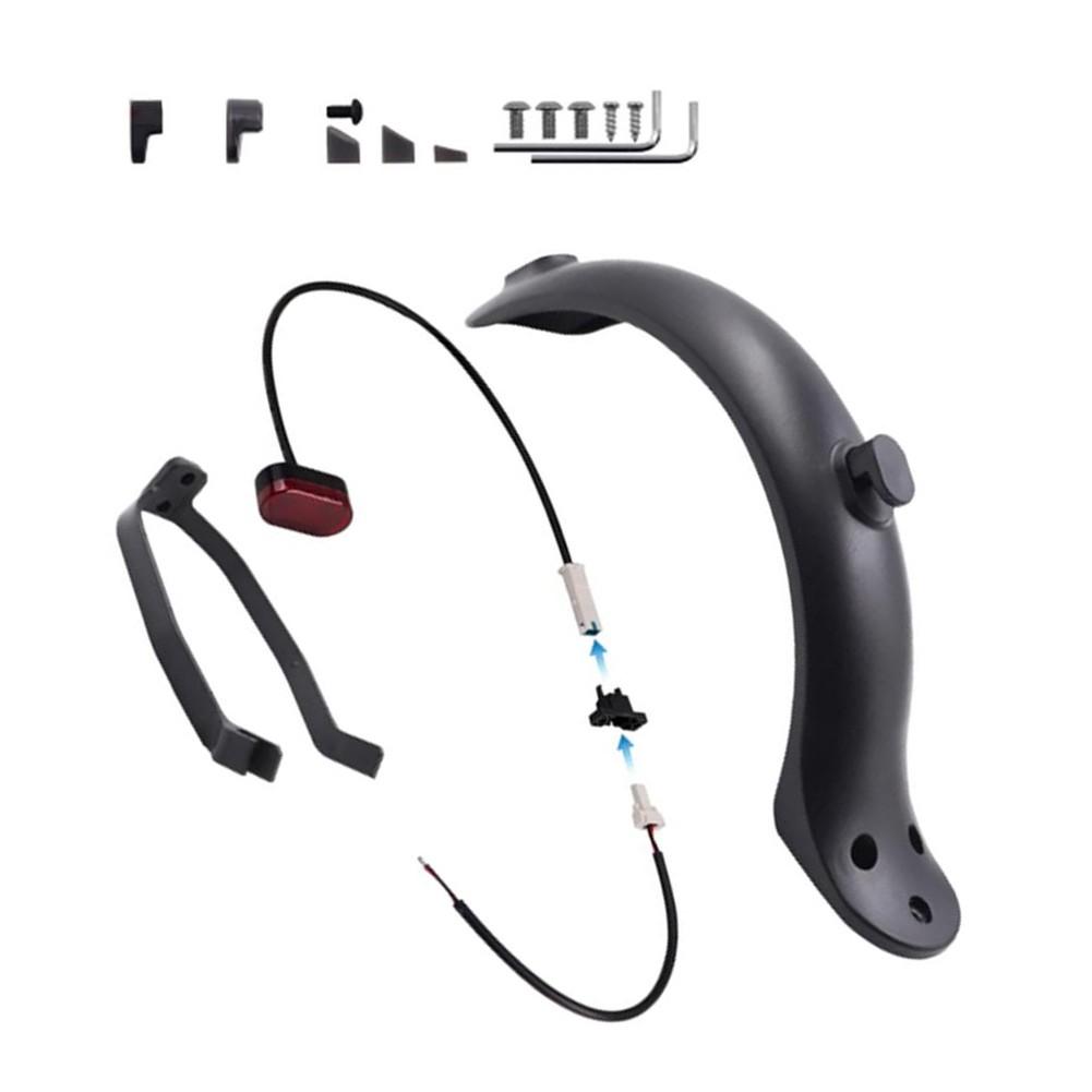 Mudguard Set with Taillight for Xiaomi 1S Pro Scooter Easy Installation