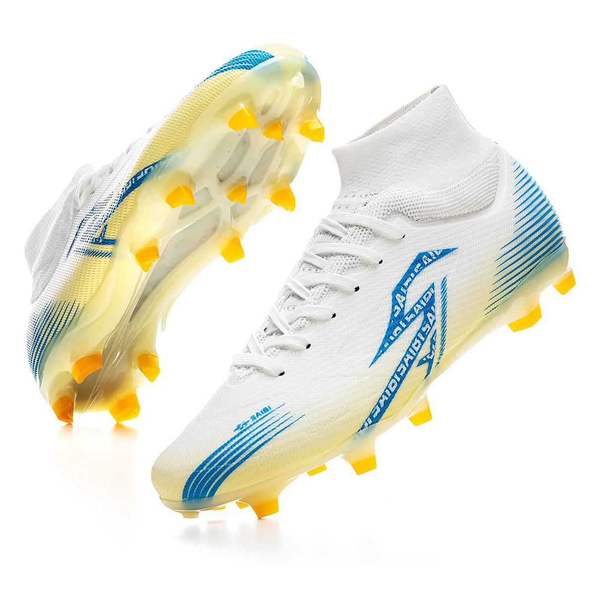 

Breathable Soccer Shoes with FG/AG Spikes Effectively Protect The Ankle (multiple Colors Available) 45