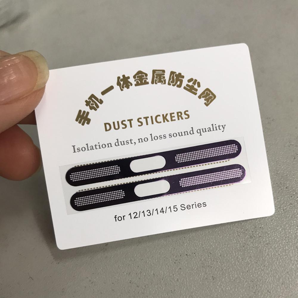 iPhone 16 Pro Max Metal Dustproof Mesh for Charging Port and Speaker Universal Fit for iPhone 12-16 Series