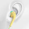 Kabelová sluchátka Stereo efekt s mikrofonem HiFi zvuk Plochá sluchátka Odolná proti rušení Přehrávač hudby Makronková barva 3,5mm In-ear sluchátka Telefonní příslušenství