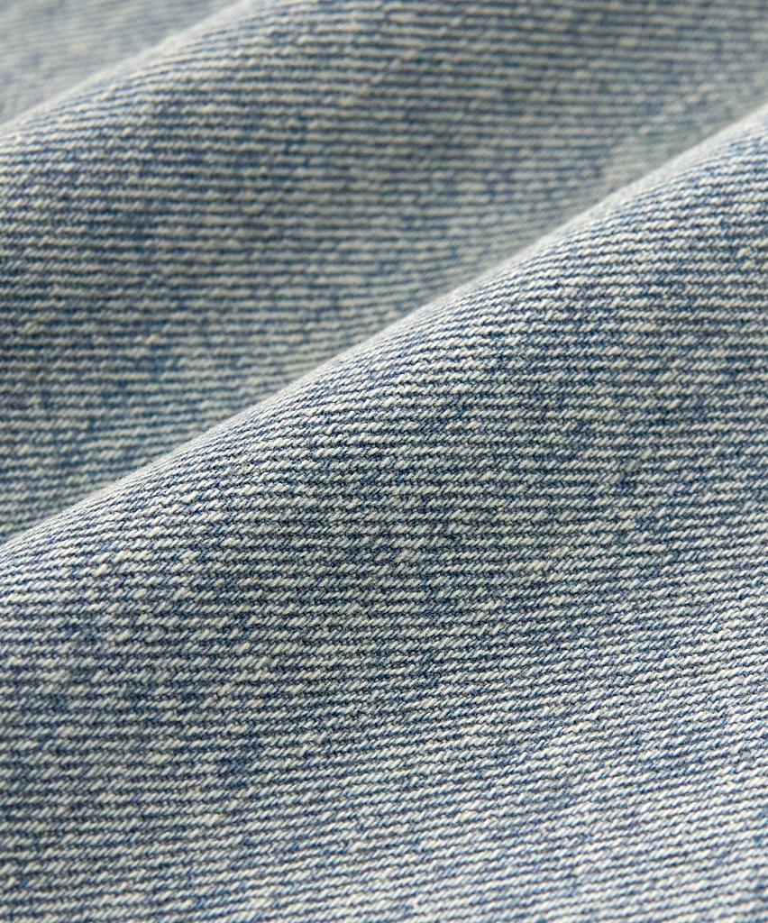 TOFFEE Washed Bermuda Denim Pants (Light Blue)