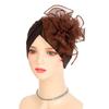 Headband Head Wrap Party Headpiece Beanie Cap Elegant Turban Indian Hat  Wedding