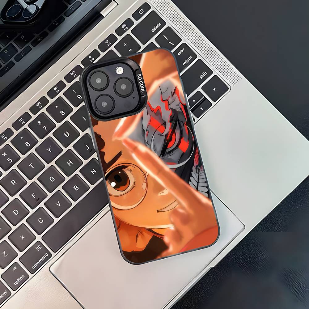 Anime Dandadan Phone Case For iPhone 17,16,15,14,13,12,11,Pro,XS,Max,Plus,Mini,SE Black Candy Matte Shockproof Cover