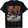 Kawaii Dragon Anime T-Shirt Inspired by Sushi Culture