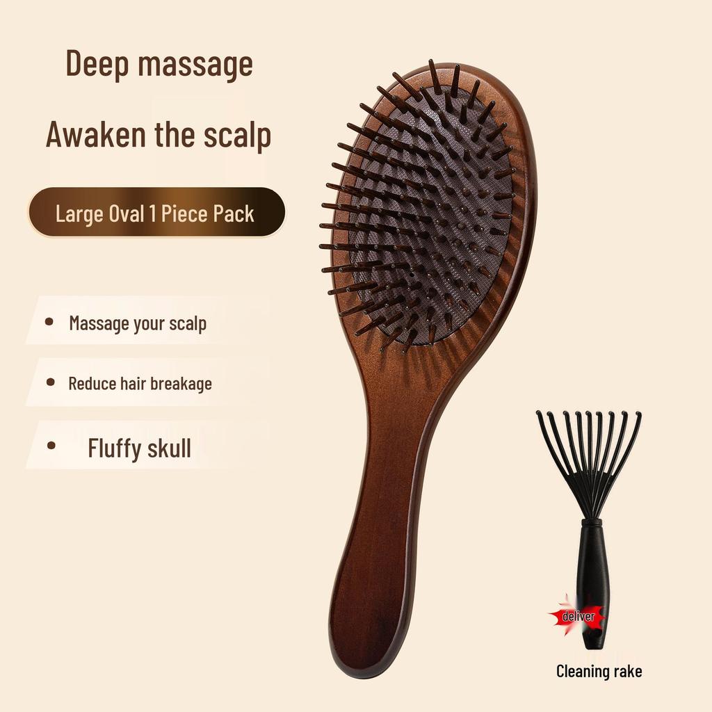 Luftkissen-Massagekamm: Hohes Totenkopf-Oberteil Flausch, Meridian-Massage, Glattes Haar, Haushalts-Frisierwerkzeug.