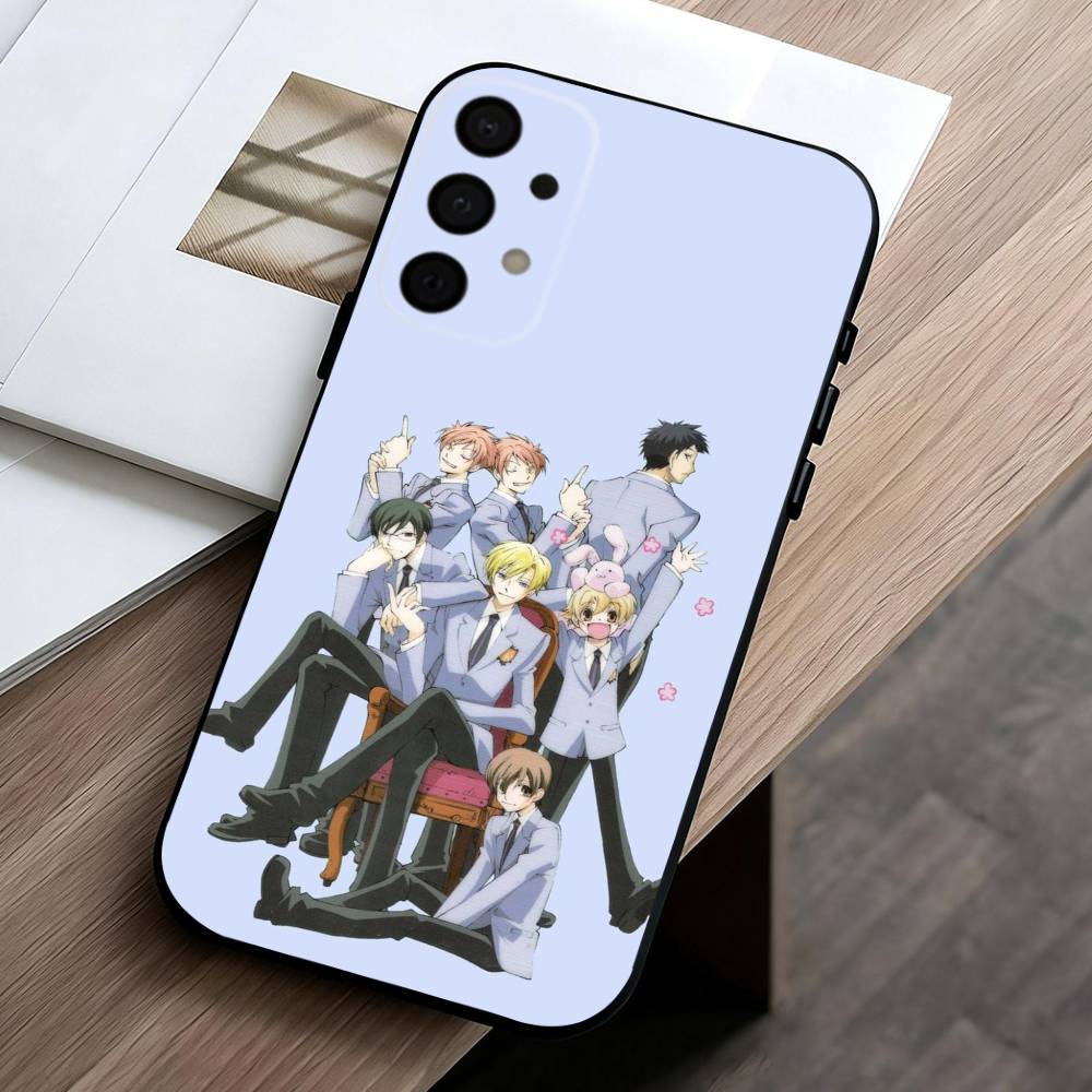 O-Ouran High School host Club phone Case For Samsung Galaxy A73,A72,A71,A70,A53,A52,A51,Others Soft Black Shell