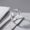 Helene Jewelry Silver 925 Rose Flower Miss Ring (Type C)