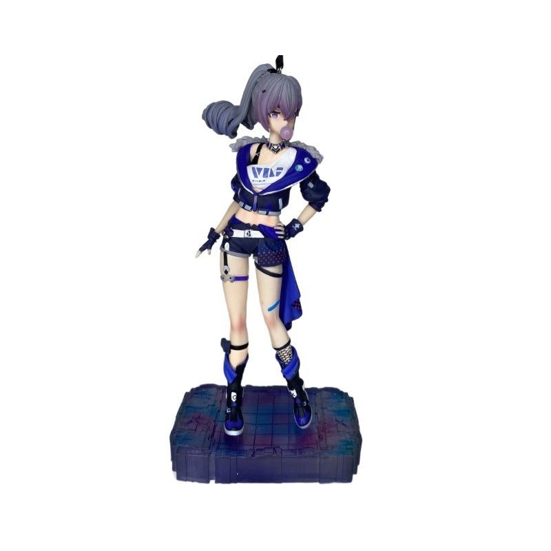 Silver Wolf Honkai Star Rail Detailed Anime Figure Pvc Statue Boxed Collectible Desktop Pc Case Ornament For Anime Game Fans