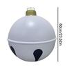Outdoor Christmas Ball Ornaments 24 Inch Large PVC Inflatable Decor Yard Blow Up Ball Ornaments For Winter Outdoor Yard Garden