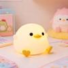 Panda Night Light: Soft Silicone Flower Lamp for Eye Protection - Perfect for Bedroom, Desk, or as a Children's Toy Gift.