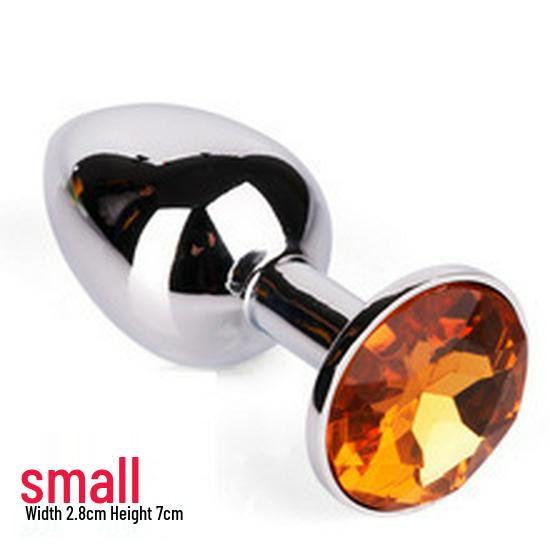 Mystery Girl Metal Butt Plug for Anal Development and SM Outdoor Wear - Female Erotic Training Tool