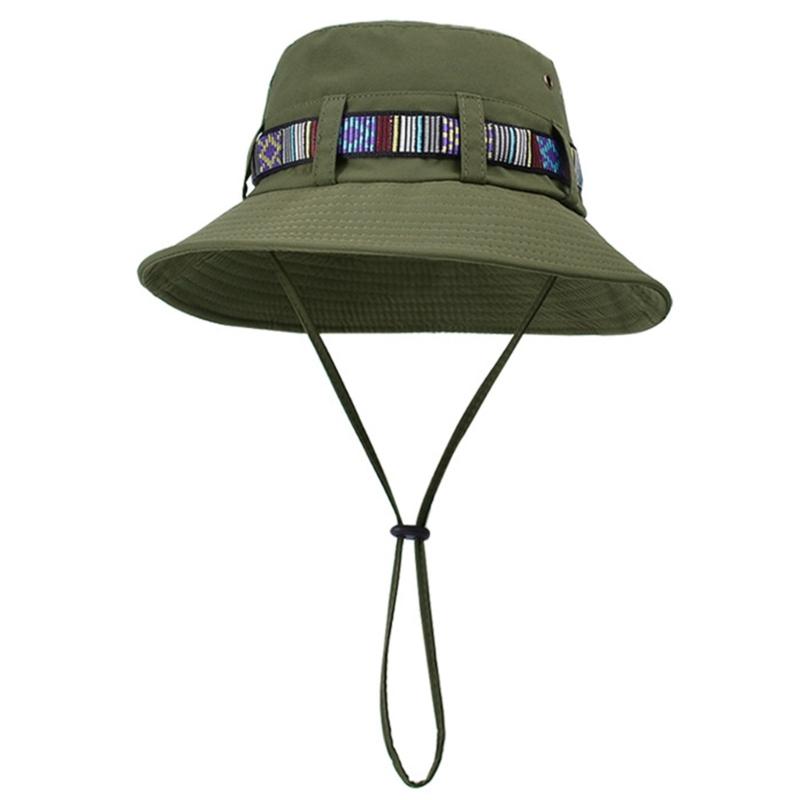 

Рыболовная шляпа с защитой от УФ-лучей для девочки, женщины, летняя солнцезащитная шляпа, пляжная шляпа для женщины, дышащая шляпа для активного отдыха, кемпинга, походов One Size армия зеленый