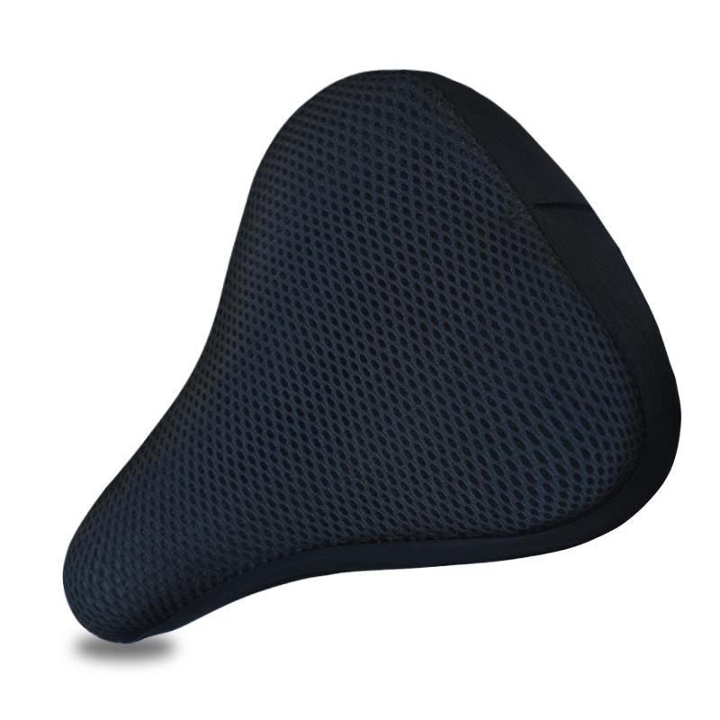 Bicycle Saddle 3D Soft Bike Seat Cover Cycling Silicone Seat Cushion Cycling Breathable Saddle Comfortable Bicycle Bike