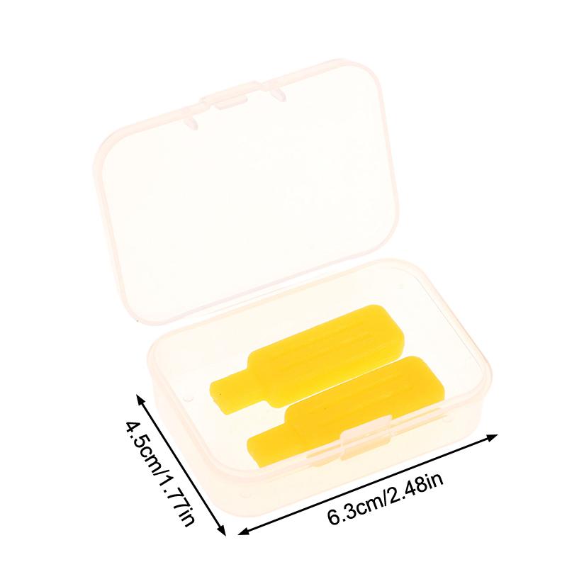 2 Pièces Saveur Fruit Mâcheurs d'Aligneurs Dentaires Dentaires Assiseurs de Gouttières Réutilisables Silicone Gouttière Invisible Outils de Soin d'Hygiène Buccale