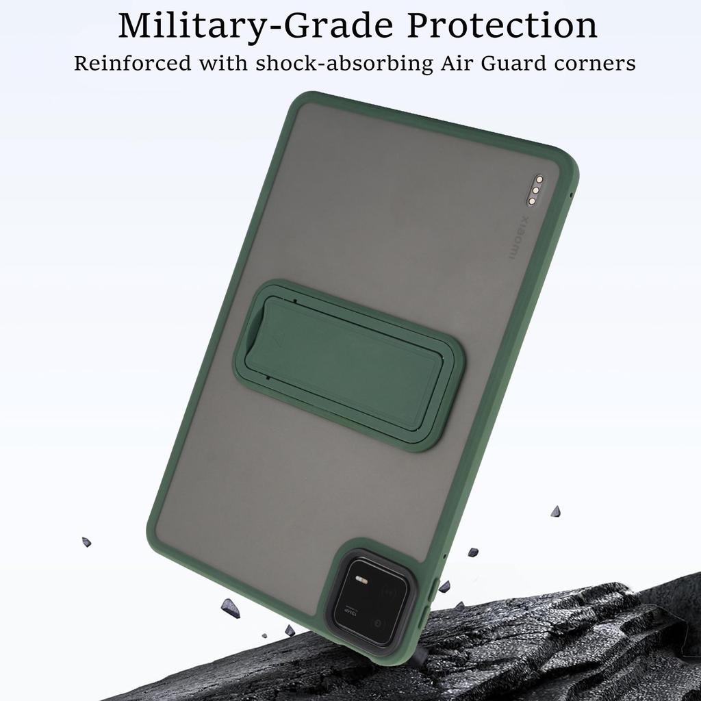 Redmi Pad SE Tablet Clear Protective Case: Frosted Stand, Anti-Fall, for Xiaomi 7/6 Pro, Pro 12.1