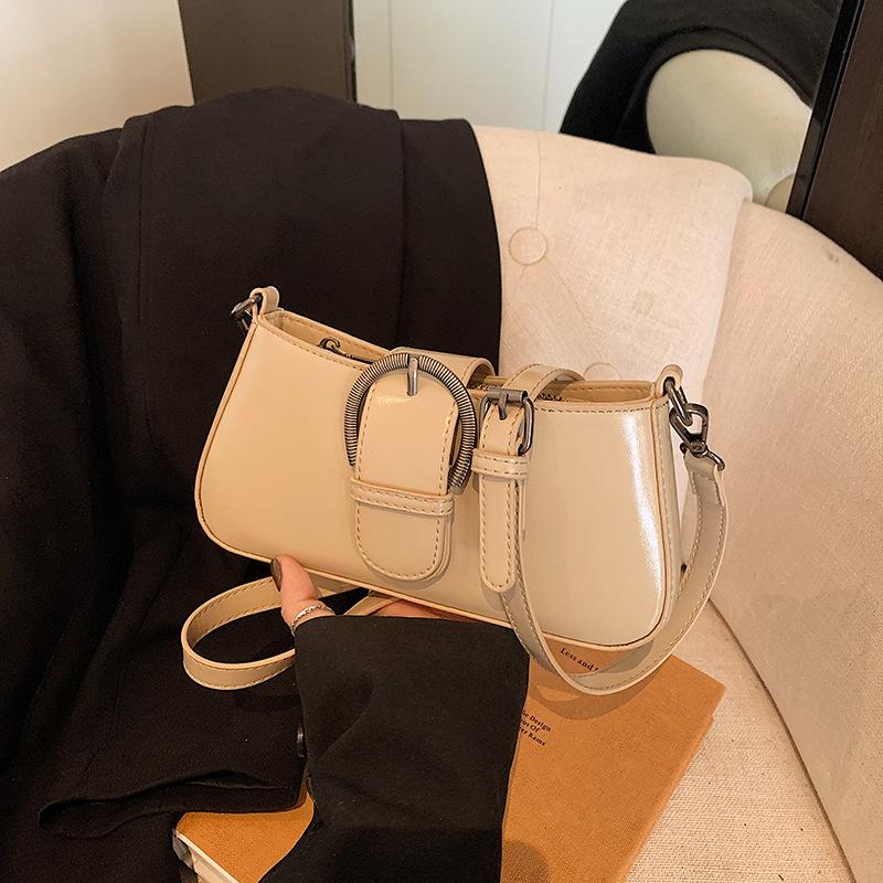 Simple and Versatile Underarm Bag Women's New High-end Fashion Small Square Bag Niche Trend Casual Women's Bag