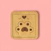 1PC Bamboo Tray Wood Saucer Flower Pot Tray Cup Pad Coaster Plate Kitchen Decorative Plate Creative Coaster Coffee Cup Mat