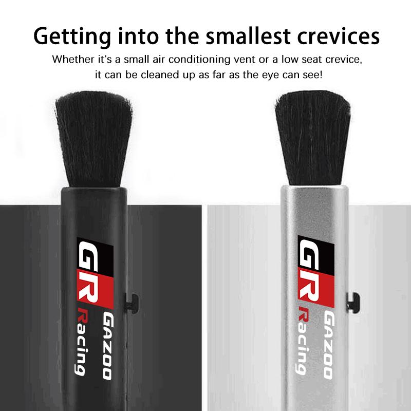 For Toyota Car Interior Cleaning Car Vent Cleaning Soft Brush Air Conditioner Detail Brushes GR Sport Yaris Chr Auris Rav4 Prius TL1