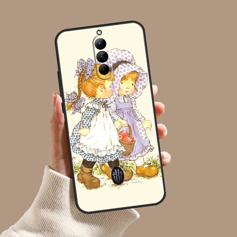 Sarah Kay pattern Case For ZTE Nubia Red Magic 10 10S 9S 8S 8 9 11 Pro Plus 6 7 6S 7S Pro 5G 6R 10 Air Cover