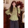 Retro Hong Kong Style Long-sleeved Tops for Women in Autumn and Winter New Versatile Casual Loose Knitted Inner Shirts