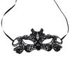 Sexy elegantní maska ​​na obličej Masquerade Ball Karneval Fancy Party černá