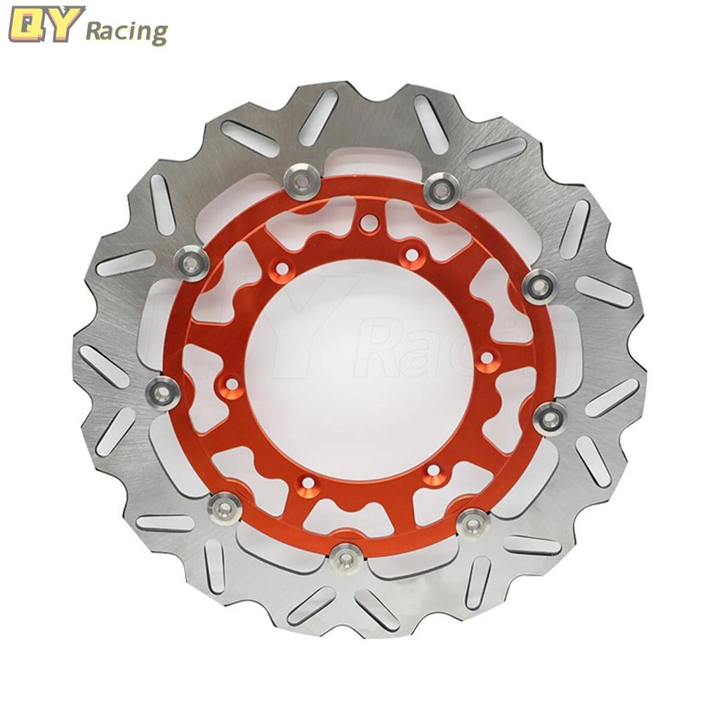 Rotor de disc de frână plutitor ondulat față supradimensionat de 320 mm pentru Honda CR CRF KTM EXC SX XC YAMAHA YZF Kawacaki KXF Supermoto Motard
