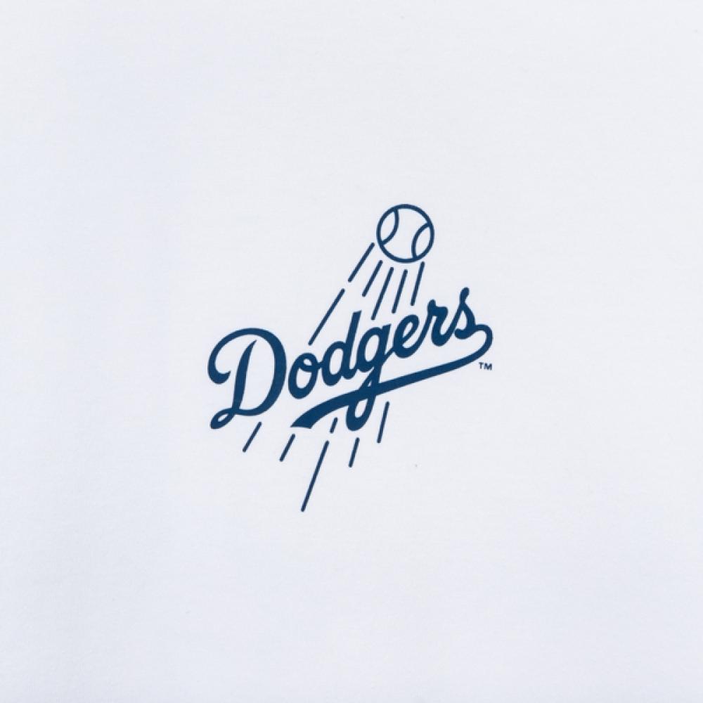 New Era Mlb La Dodgers Line Logo T shirT whiTe 14536490