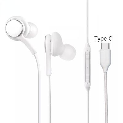 Universeller kabelgebundener Kopfhörer vom Typ C, In-Ear-Rauschunterdrückung, kabelgesteuertes Stereo-Deep-Bass-Tuning, 3,5-mm-Headset für Smartphones