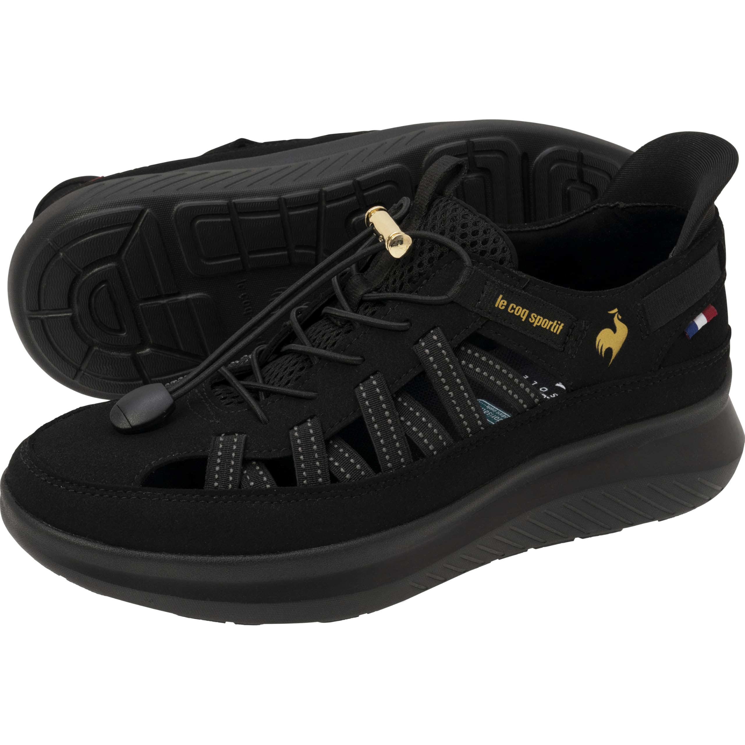 

Кеды Coq Sneakers Marne SS SI Легко надеваются Толстая подошва Дезодорирующая стелька Легкие Летние кеды Сандалии LU5SSD20LZ BKBK см [Le Sportif] Слипоны