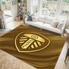 Leeds United Design Crystal Velvet Carpet Cozy Non?Slip Printed Rug For Bedroom Living Room Entrance