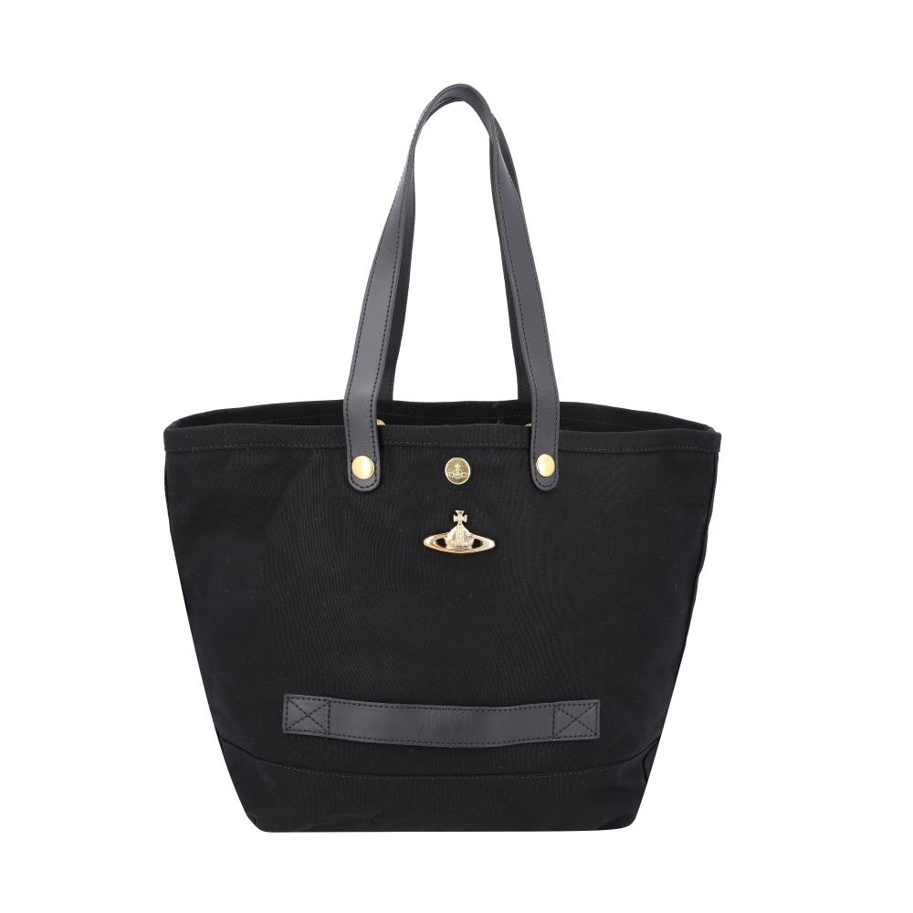 Photos - Women Bag Vivienne Westwood Small Canvas Utility Shopper Tote Bag 4205007nu W01cj N401 4205007NU W01CJ N401